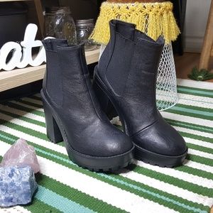 Chunky Platform  Booties